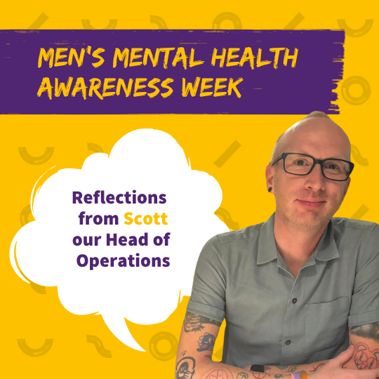 Our Team share their thoughts for Men’s Mental Health Week news article