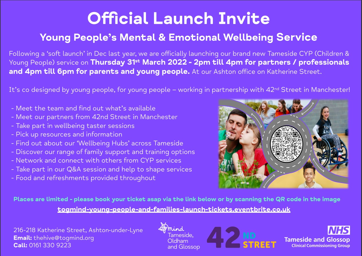 Tameside CYP Launch Event news article